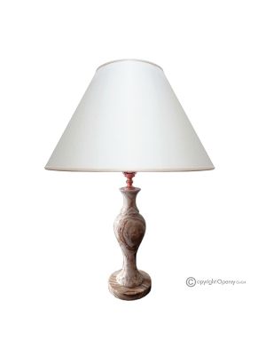 LAMPE aus Onice Ivory Marmor, Lampenschirm aus echtem Naturstein, handgefertigt