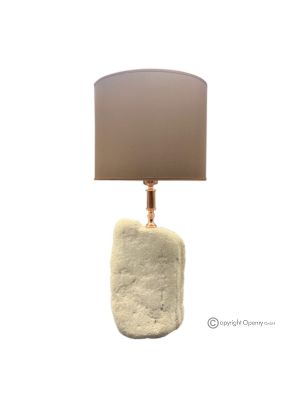 Marble Stone LAMP, Lampenschirm aus echtem Naturstein, mit modernem Design und handgefertigt.