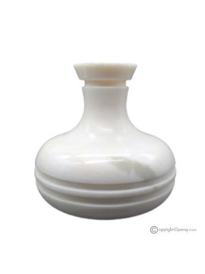 VASE aus Estremoz-Marmor, echter, wertvoller Stein, handgefertigt, elegantes Design.