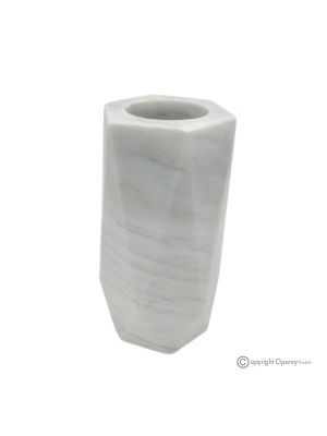 VASE aus Marmor, natürlichem und echtem Stein, handgefertigt, modernes Design.
