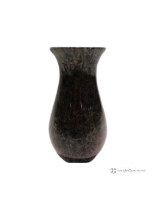 Dekorative VASE aus grünem Marmor, hochwertiger Naturstein, handgefertigt, klassisches Design.