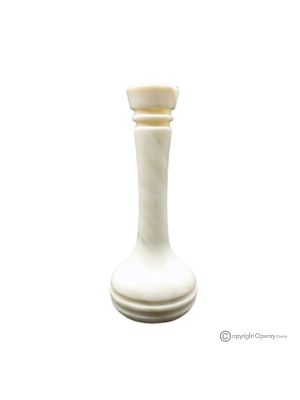 VASE aus Estremoz-Marmor, echter, wertvoller Stein, handgefertigt, modernes Design.