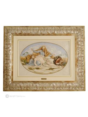 PIETÀ Bild Basrelief Flachrelief Porzellan Capodimonte Handgemacht Made in Italy