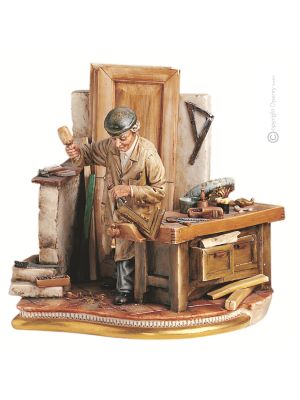 SCHREINER Italienische Porzellan Figur handbemalt elegant exklusiv Wohnkultur stilvoll 