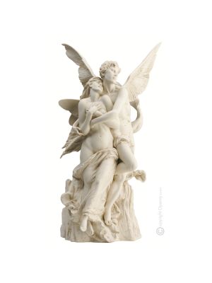 EROS UND PSYCHE 798B Edles Porzellan Figur handbemalt Italienisches Design elegant hochwertig