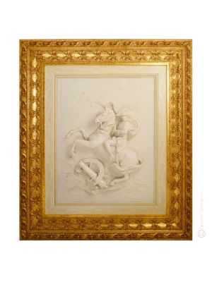 NAPOLEON Bild Basrelief Flachrelief Porzellan Capodimonte Made in Italy