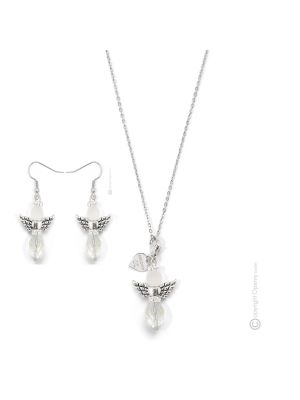 ANGELO 1 Schmuckset Damen Murano Glas Schmuck Venedig Stil modern exklusiv Modeschmuck