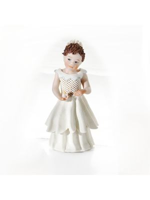 KOMMUNION Romantische Capodimonte-Kommunionspuppe, pure Süße.