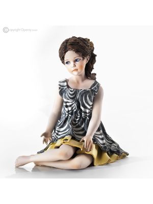 ELISABETTA - Capodimonte, exklusive Statuette, reine Kunst aus raffiniertem Porzellan.