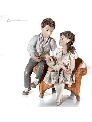 DER KREIS DES LEBENS – Capodimonte-Porzellan, realistische und charmante Puppe.