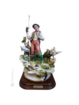 FISCHER Capodimonte Porzellan Figur handgemacht Italienisches Design stilvoll hochwertig elegant