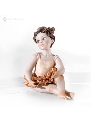 LUCILLE - Capodimonte, raffinierte Porzellantänzerin, reine und romantische Kunst.
