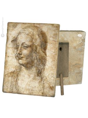 FRAU MIT SCHLEIER Tisch Deko Objekt Marmor Made in Italy
