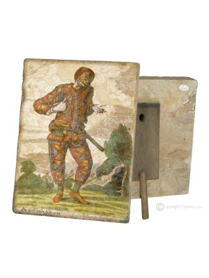 ARLECCHINO Tisch Deko Objekt Marmor Made in Italy