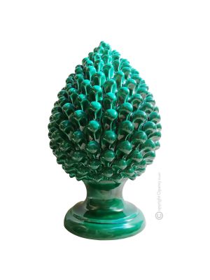 KIEFER KEGEL AUS SIZILIEN Exklusives Ornament aus Keramik Made in Italy