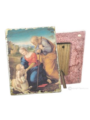 DIE HEILIGE FAMILIE MIT DEM LAMM Tisch Deko Objekt Orphalese Made in Italy