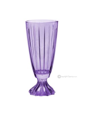 PRESTIGE Authentische handbemalte moderne dekorative Vase aus hochwertigem Glas.