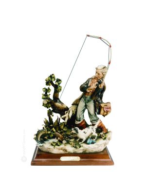 FISCHER Capodimonte Porzellan Figur handbemalt elegant Wohnkultur exklusiv stilvoll 