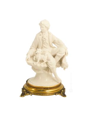 GENTLEMAN 565B Capodimonte Porzellan Figur handgemacht elegant stilvoll hochwertig exklusiv