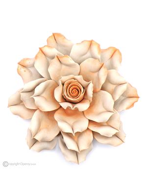 ROSE – Hängende Blume aus Capodimonte-Porzellan, handgefertigt, hochwertig