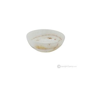 Schale, Iris-Onyx-Marmor, in Italien handgefertigtes Mittelstück, Naturstein.