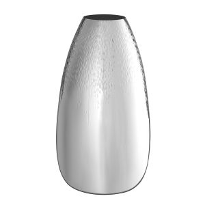 VASO MEXICO Vase Edelmetalle Versilbert Kunstwerk Dekoration Handarbeit Made in Italy