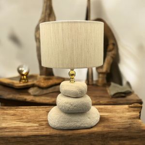Marmorsteinlampe, Lampenschirm aus echtem Naturstein, modernes Design, handgefertigt.