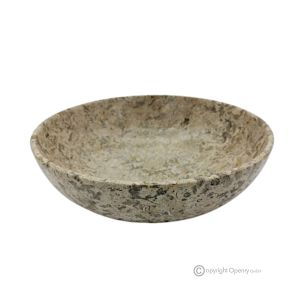 SCHALE aus echtem Fossilstein, elegantes und raffiniertes Design, handgefertigt.