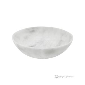 SCHALE aus echtem weißem Onyxmarmor, elegantes und raffiniertes Design, handgefertigt.