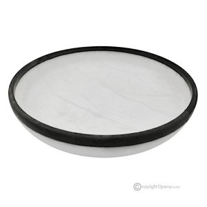 SCHALE aus Alabaster, authentischer Naturstein mit einzigartiger Maserung, handgefertigt.