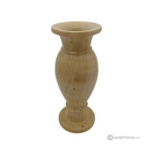 VASE, Amphore aus Teakmarmor, echter Stein, handgefertigt, elegantes und raffiniertes Design.