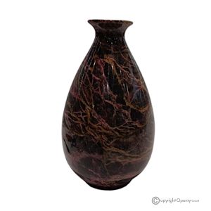 VASE, Marmorampulle, hochwertiger authentischer orientalischer Stein, handgefertigt, dekorativ.