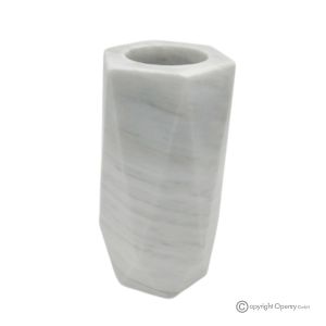 VASE aus Marmor, natürlichem und echtem Stein, handgefertigt, modernes Design.