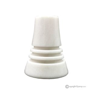 VASE aus Estremoz-Marmor, wertvollem Naturstein, handgefertigt, dekorativ.