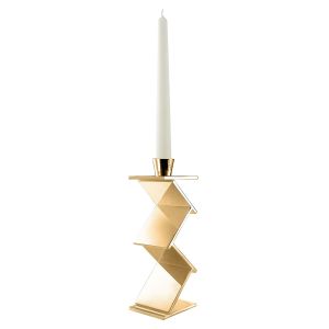 45 Kerzenständer Kerzenhalter Messing Edelmetalle Kunstwerk Handarbeit Made in Italy