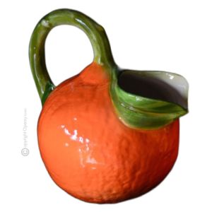BROCCA ARANCIA Karaffe Krug Bembel Kanne Dekanter originelle Kreationen aus künstlerischer Keramik Made in Italy