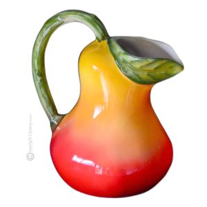 BROCCA PERA Karaffe Krug Bembel Kanne Dekanter originelle Kreationen aus künstlerischer Keramik Made in Italy
