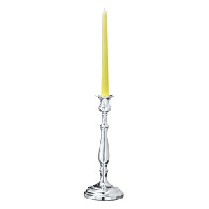 CANDELIERE INGLESE 1 Flamme Kerzenständer Kerzenhalter Armleuchter Edelmetalle Versilbert Handarbeit Made in Italy