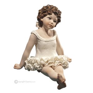 ALBERTINE - Capodimonte-Statuette, edle Tänzerin, Kunst aus feinem Porzellan.