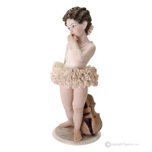 ALPHONSINE Capodimonte, Ballerina aus reinem Porzellan, ein Hauch von Eleganz.