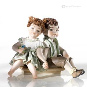FRIENDS Capodimonte-Statuette, einzigartige Schönheit aus feinem Porzellan.