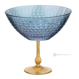ASTRA-Schale, Herzstück mit Blattgolddetails, handbemaltes Glas von höchster Qualität.