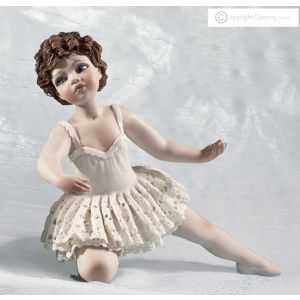BABETTE - Capodimonte-Statuette, romantische Tänzerin, ein Meisterwerk aus Porzellan.