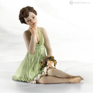 DAISY - Romantische Capodimonte-Puppe, raffiniertes Porzellan.