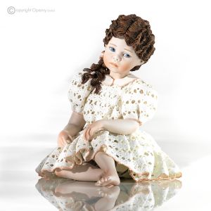 EVELINA Romantische Capodimonte-Puppe, pure Süße aus Porzellan.