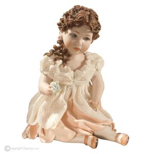 FLORA Sammlerfigur aus Capodimonte-Porzellan, himmlische Romantik.