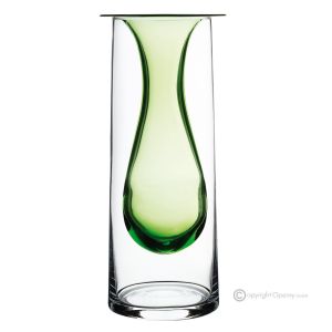 ALBA Authentische handbemalte moderne dekorative Vase aus hochwertigem Glas.