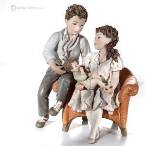 DER KREIS DES LEBENS – Capodimonte-Porzellan, realistische und charmante Puppe.