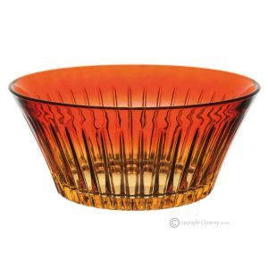 DOMINA Authentischer, handbemalter, moderner dekorativer Tafelaufsatz aus hochwertigem Glas.