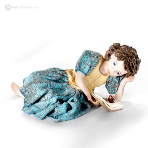 Die SCHÖNE UND DAS BIEST Märchenhafte Capodimonte-Statuette, Anmut und Kunst aus Porzellan.